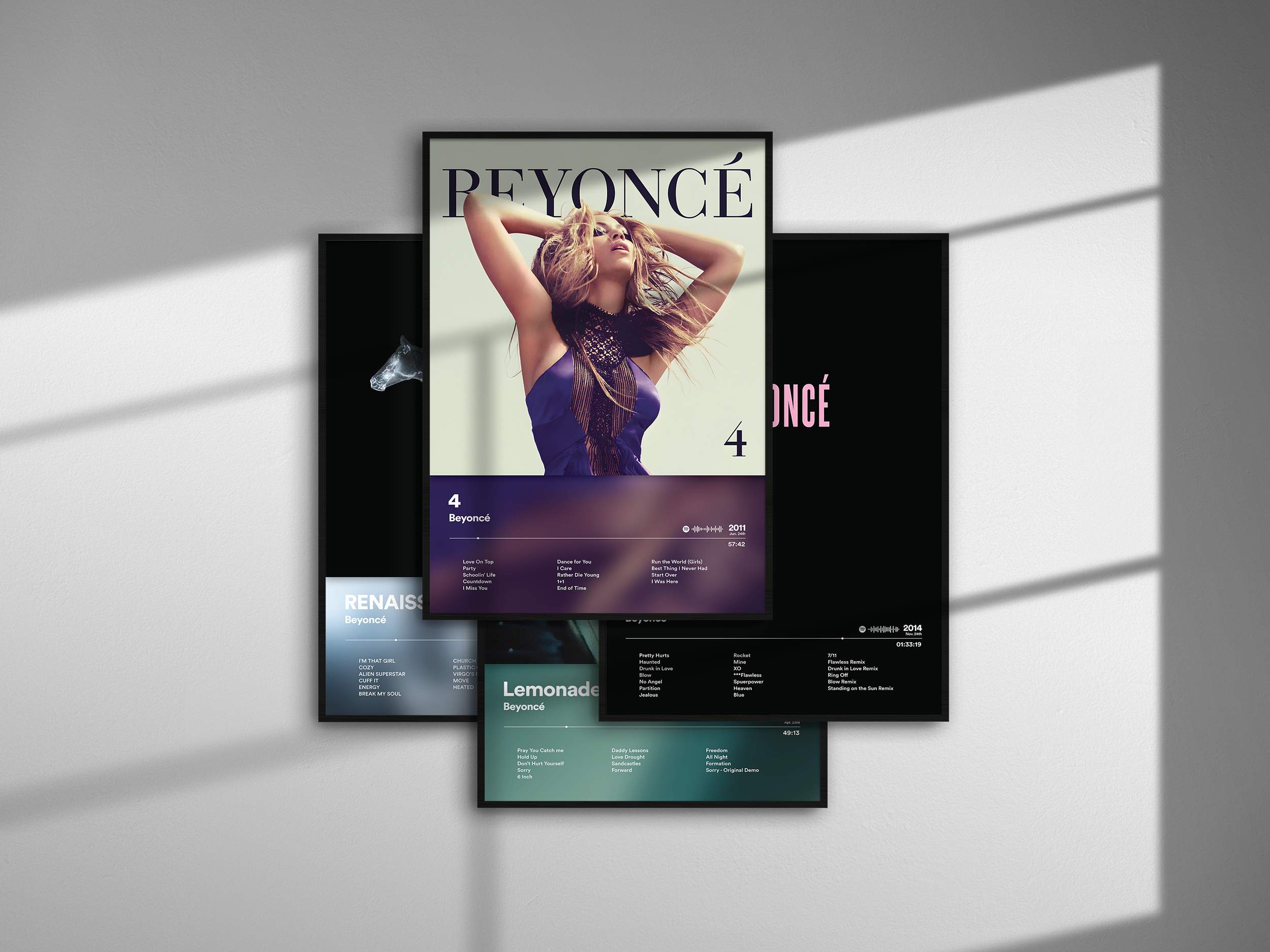 Beyoncé Plakatpakke | Blurry (50x70cm)