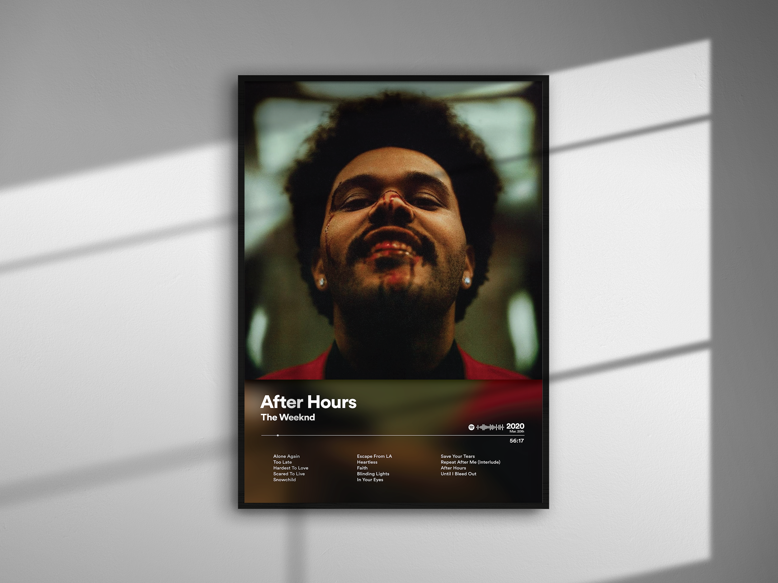 The Weeknd - After Hours | Blurry - NORDPLAKAT