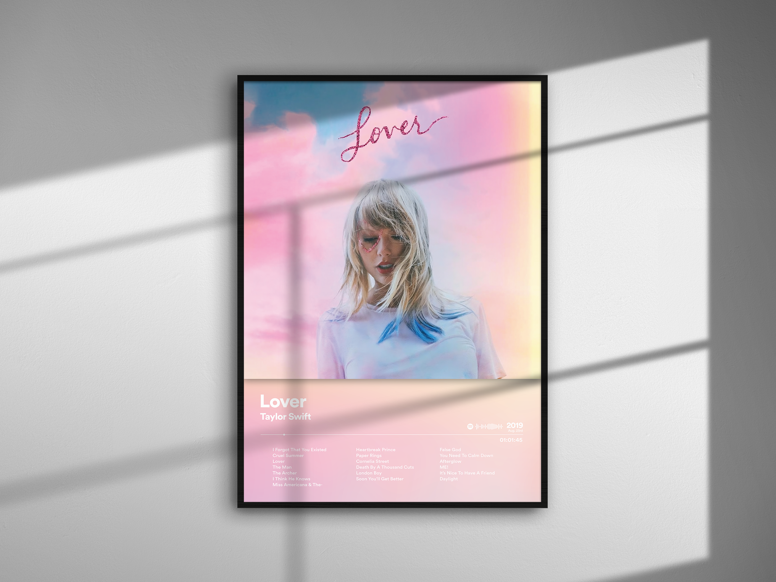 Taylor Swift - Lover | Blurry - NORDPLAKAT