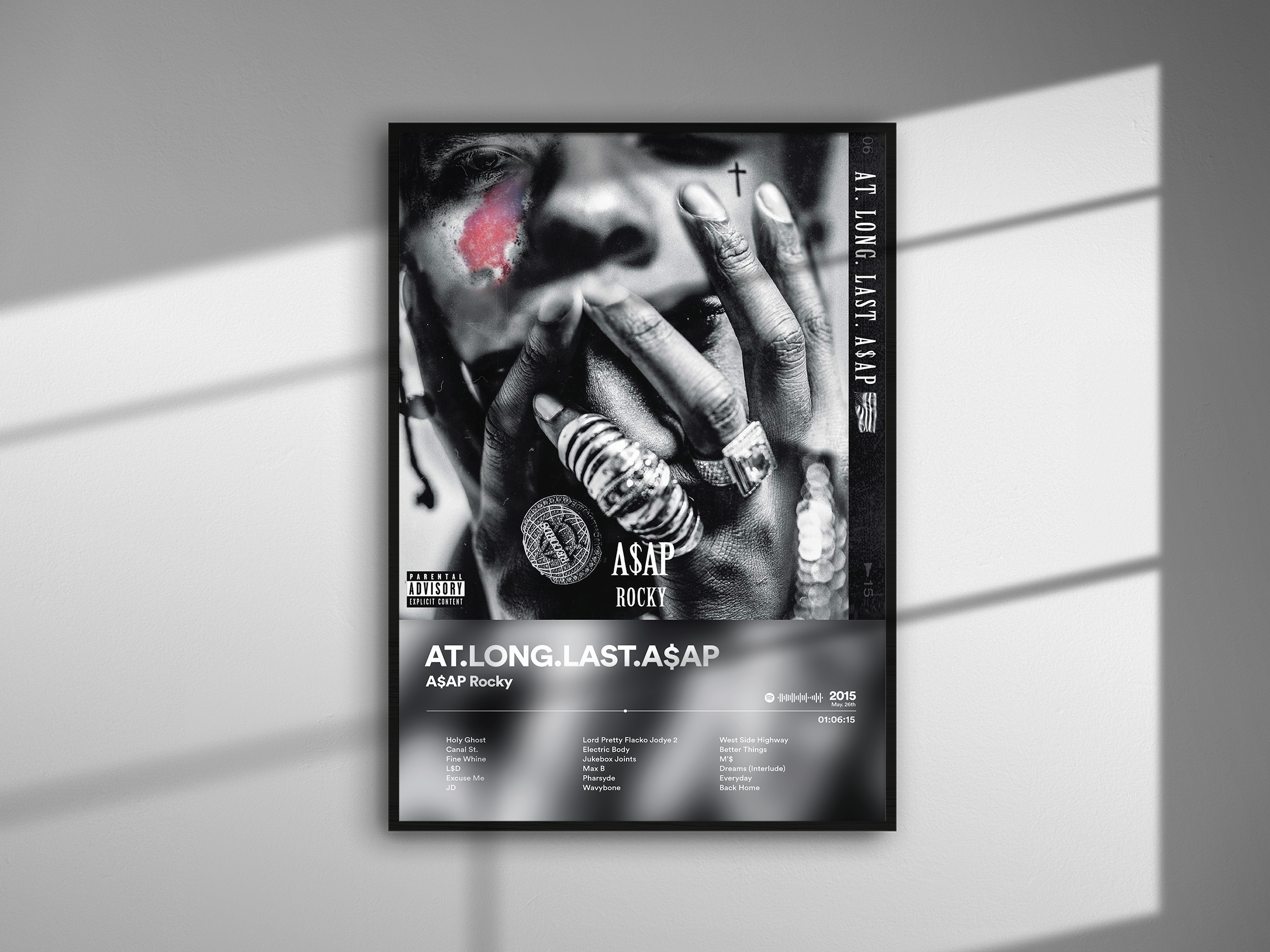 A$AP Rocky - AT.LONG.LAST.A$AP | Blurry - NORDPLAKAT