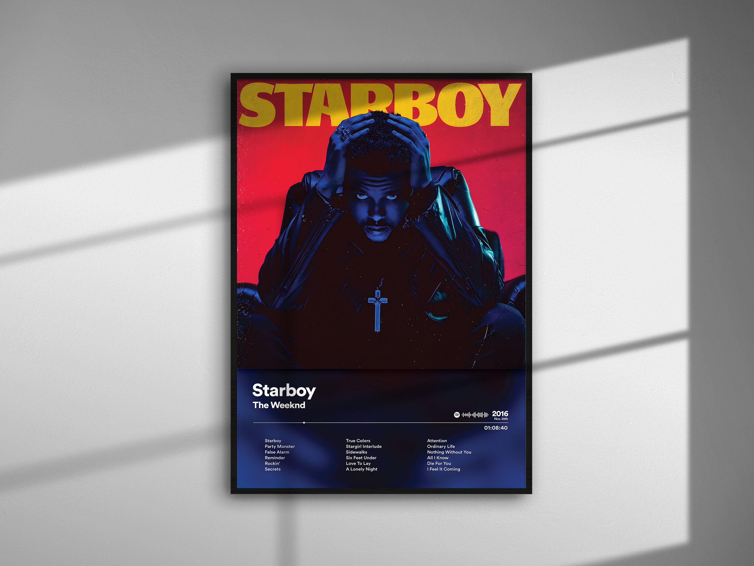 The Weeknd - Starboy | Blurry - NORDPLAKAT