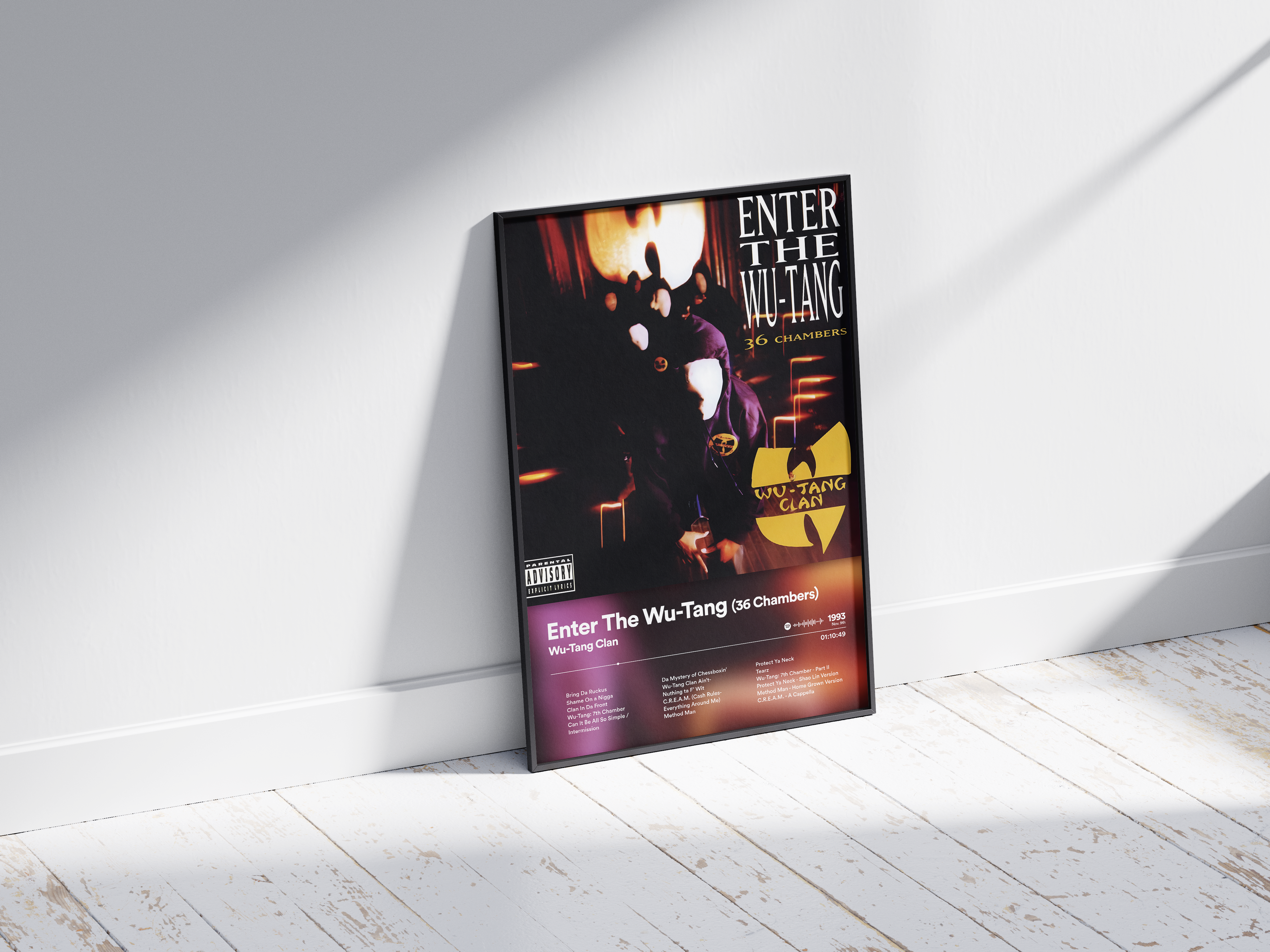 Wu-Tang Clan - Enter The Wu-Tang (36 Chambers) | Blurry - NORDPLAKAT