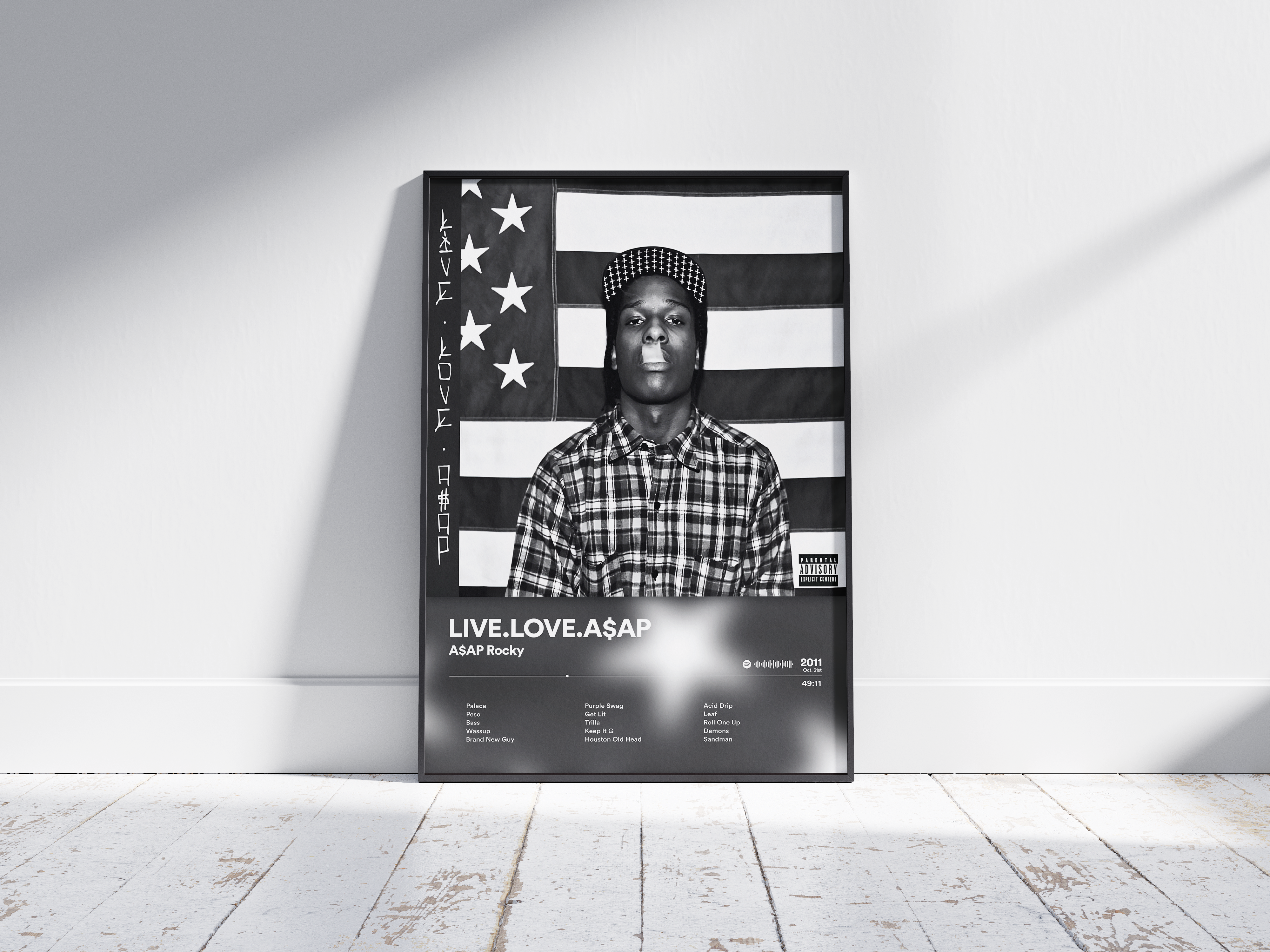 A$AP Rocky Plakatpakke | Blurry (50x70cm)