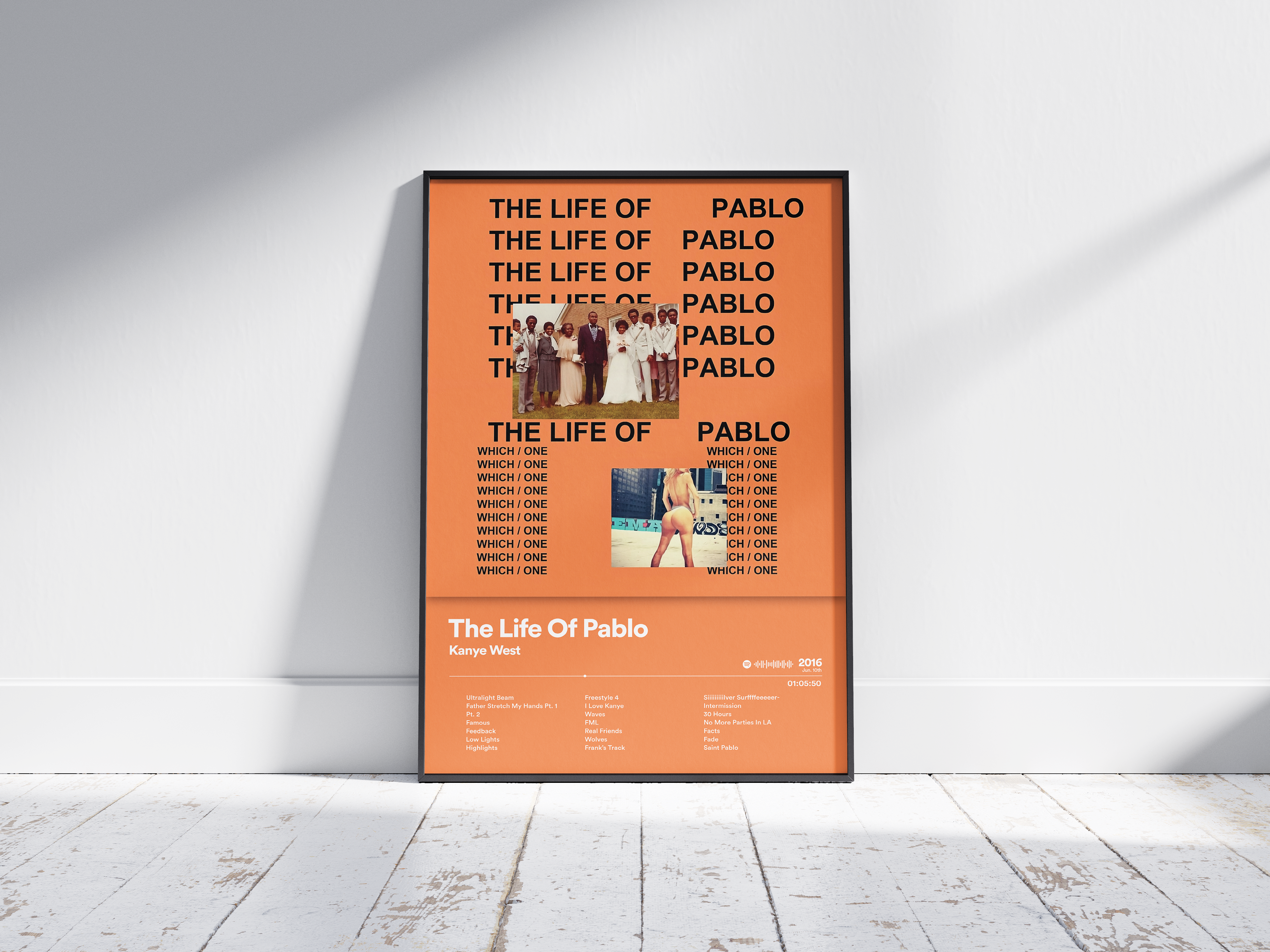 Kanye West - The Life Of Pablo | Blurry - NORDPLAKAT