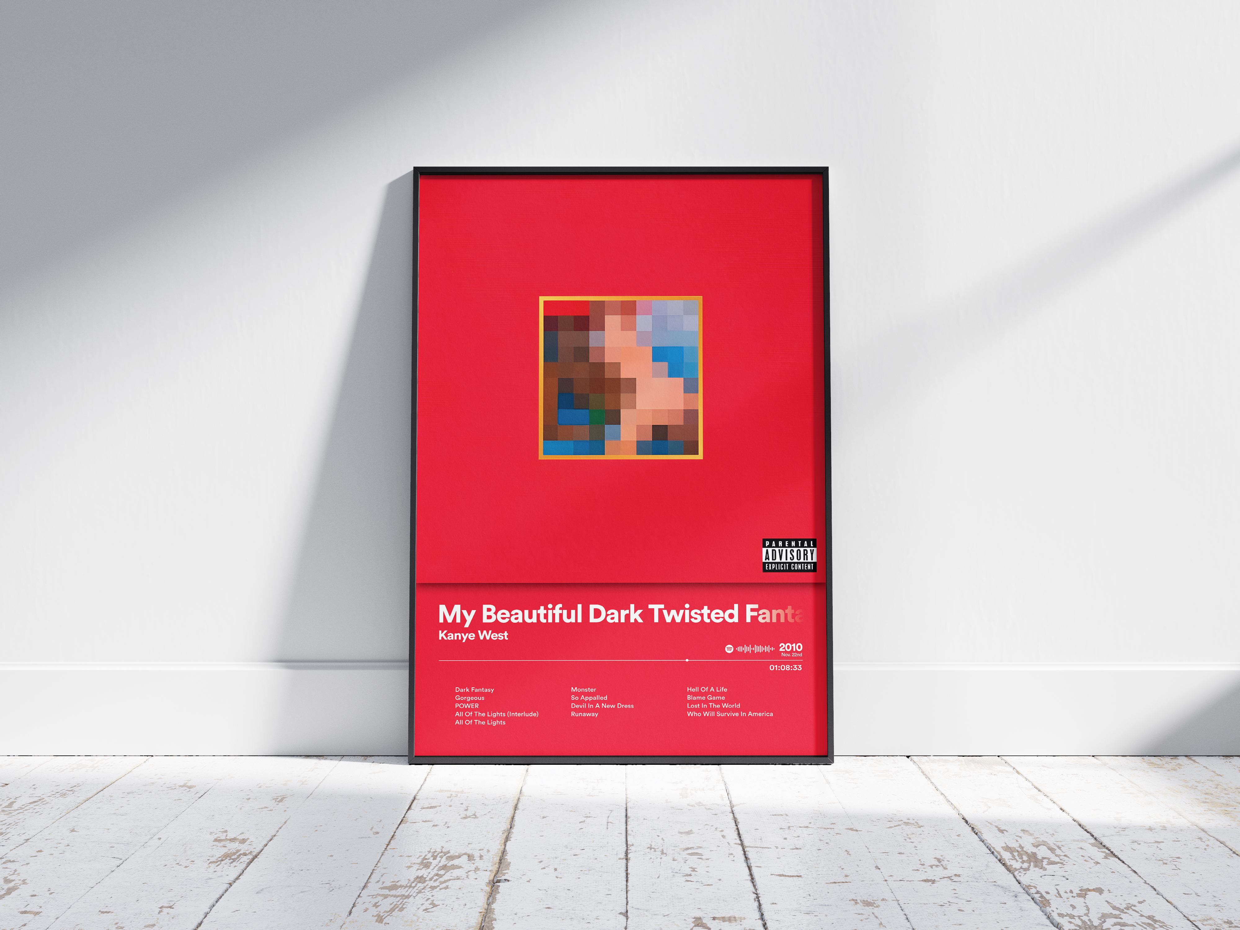 Kanye West Plakatpakke | Blurry (50x70cm)