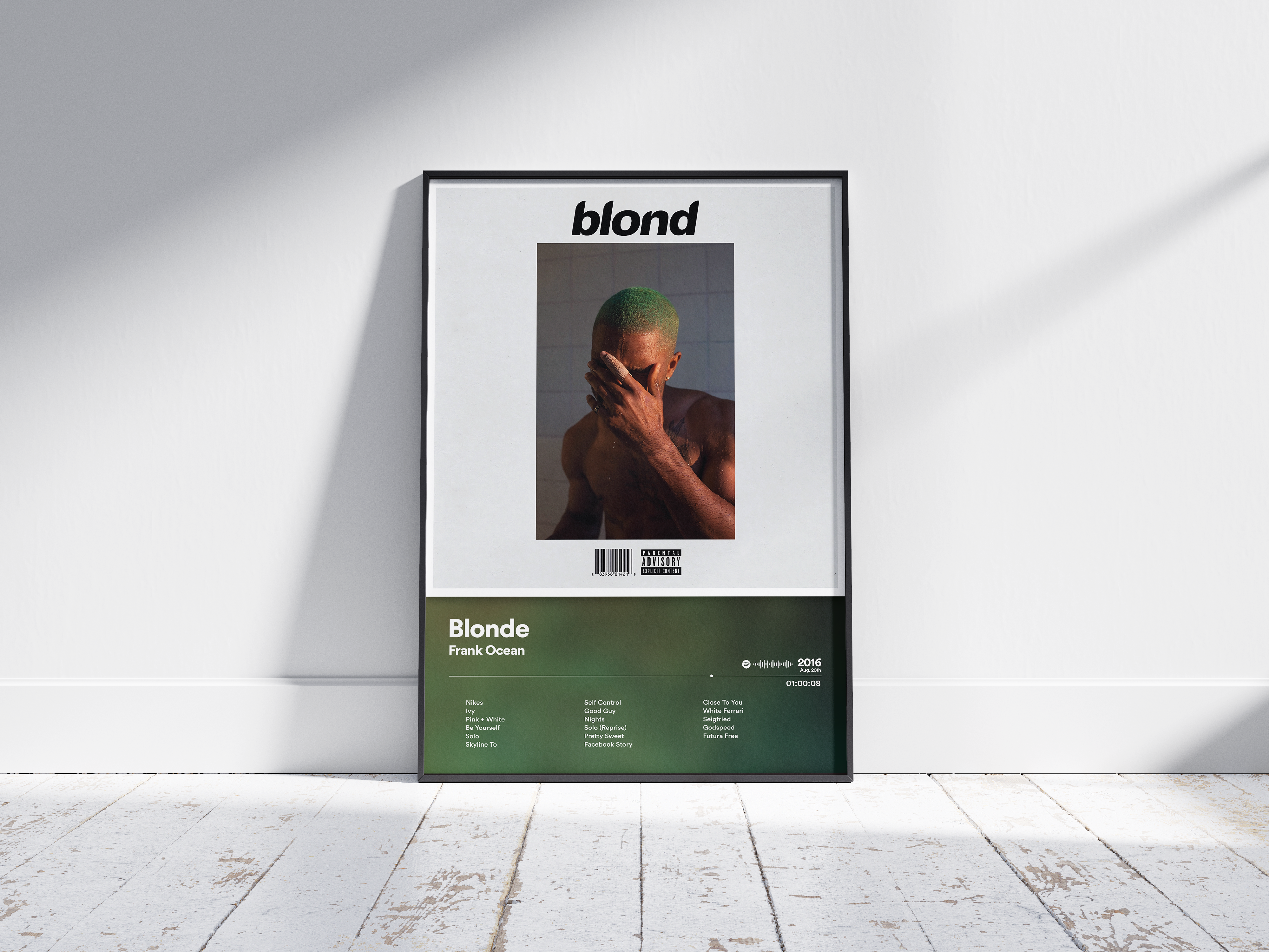 Frank Ocean - Blonde | Blurry - NORDPLAKAT