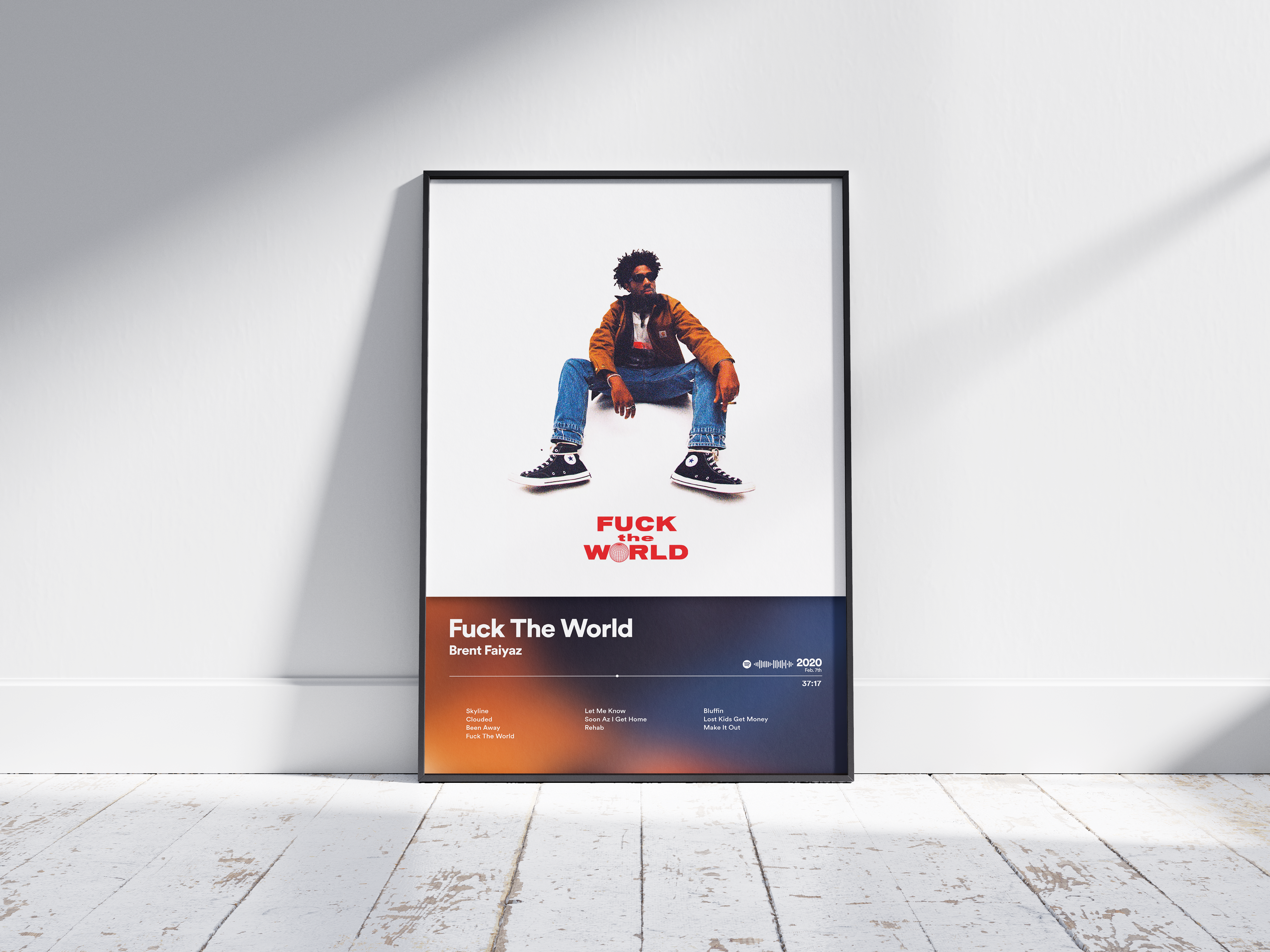 Brent Faiyaz Plakatpakke | Blurry (50x70cm)