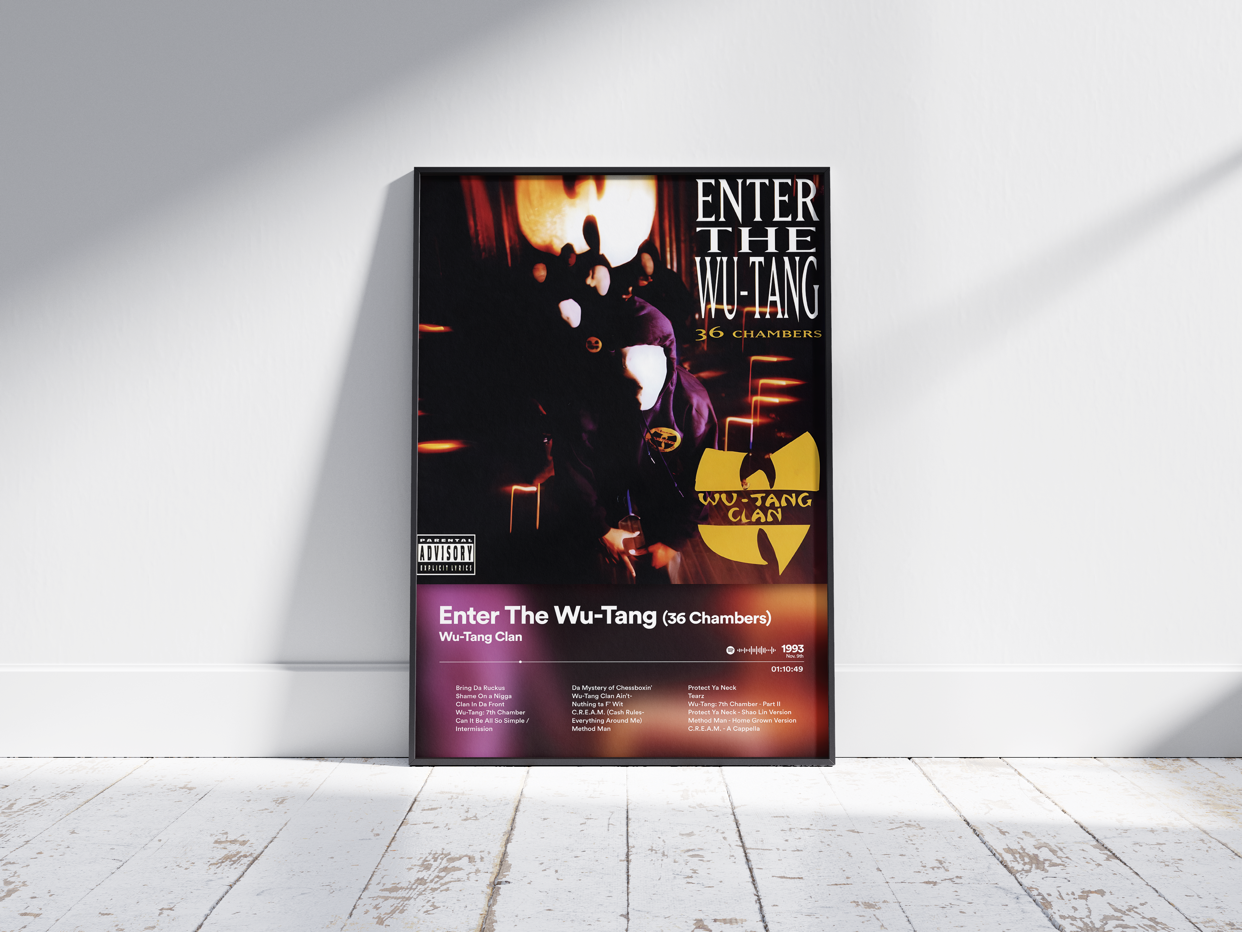 Wu-Tang Clan - Enter The Wu-Tang (36 Chambers) | Blurry - NORDPLAKAT