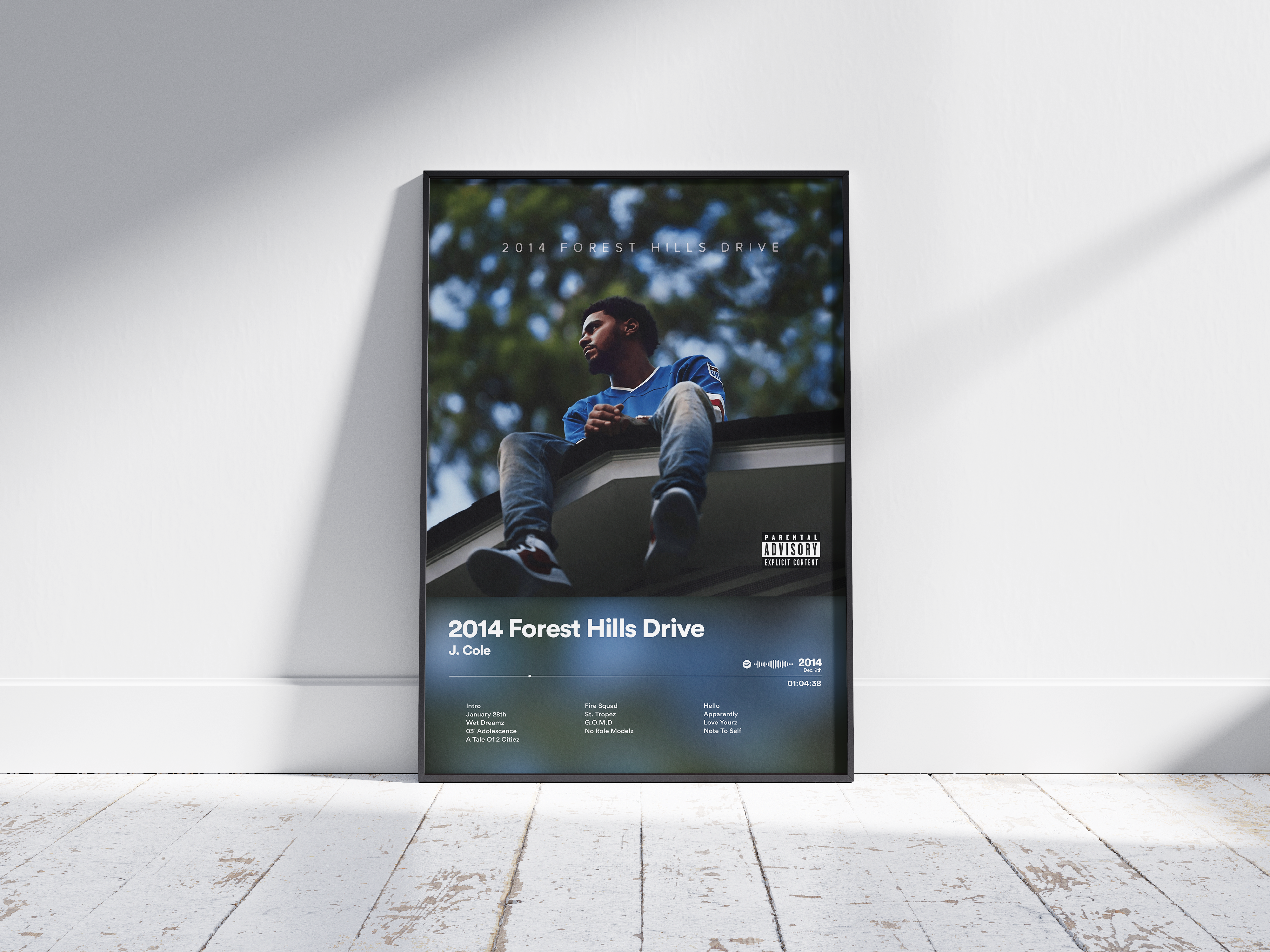 J. Cole - 2014 Forest Hills Drive | Blurry - NORDPLAKAT