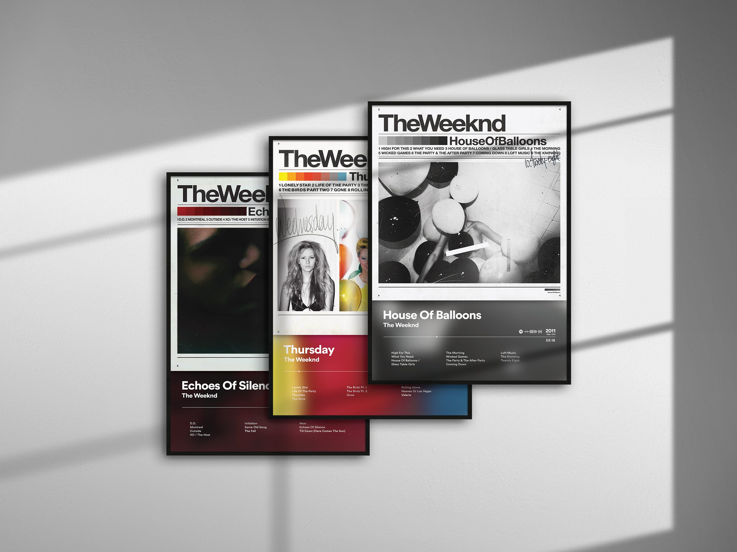 The Weeknd Trilogy Plakatpakke | Blurry (50x70cm)